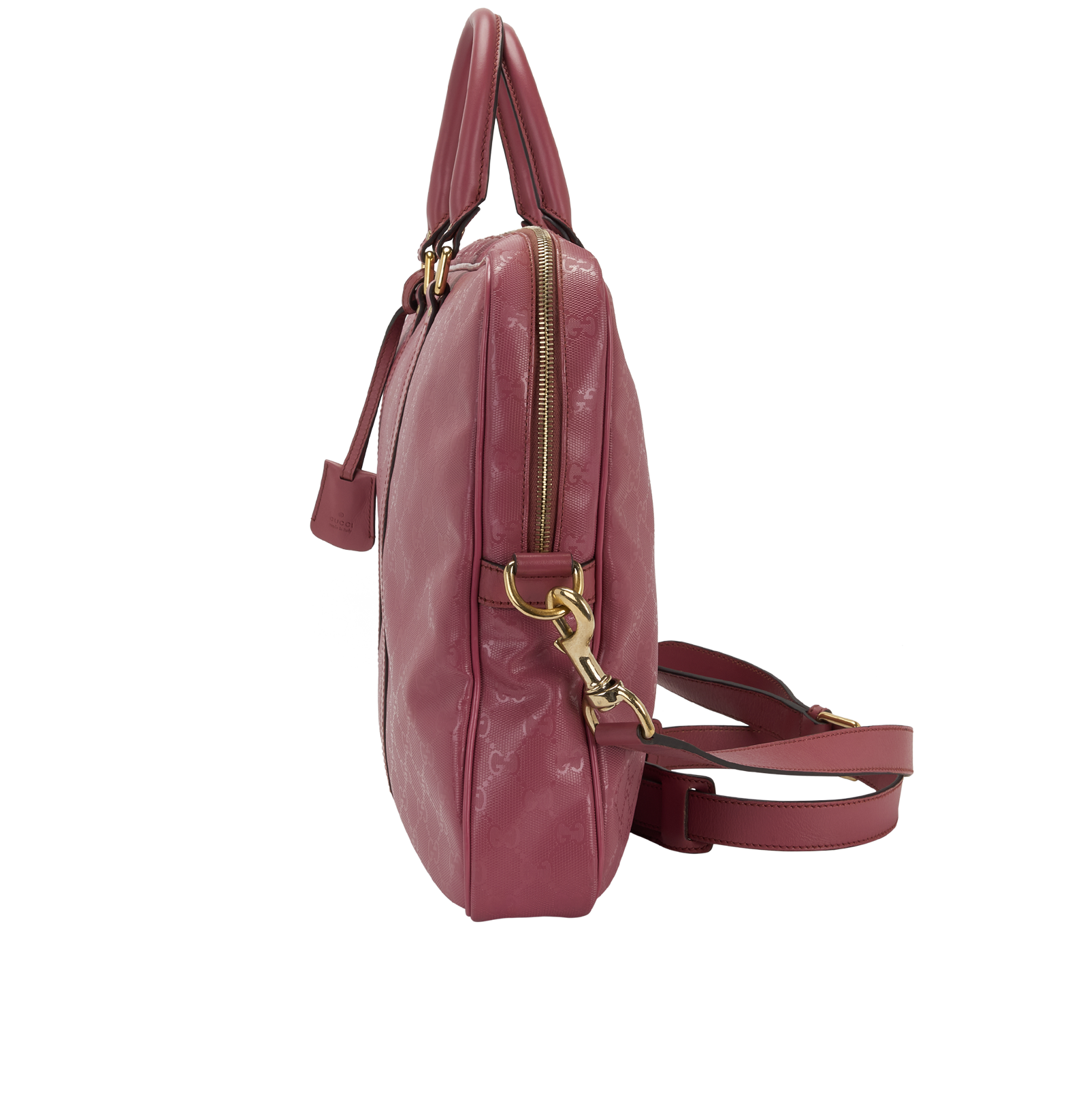 Imprime Briefcase, &pound;450, Handbags, Pink, Canvas, Bottom view